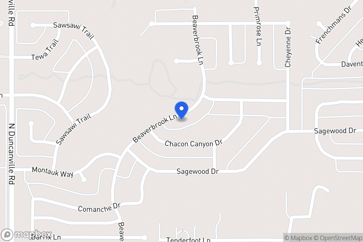 Map of 1138 Beaverbrook Ln
