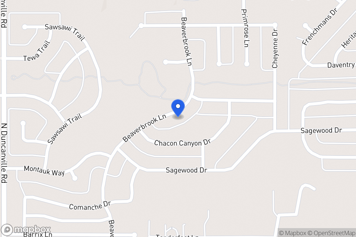 Map of 1142 Beaverbrook Ln