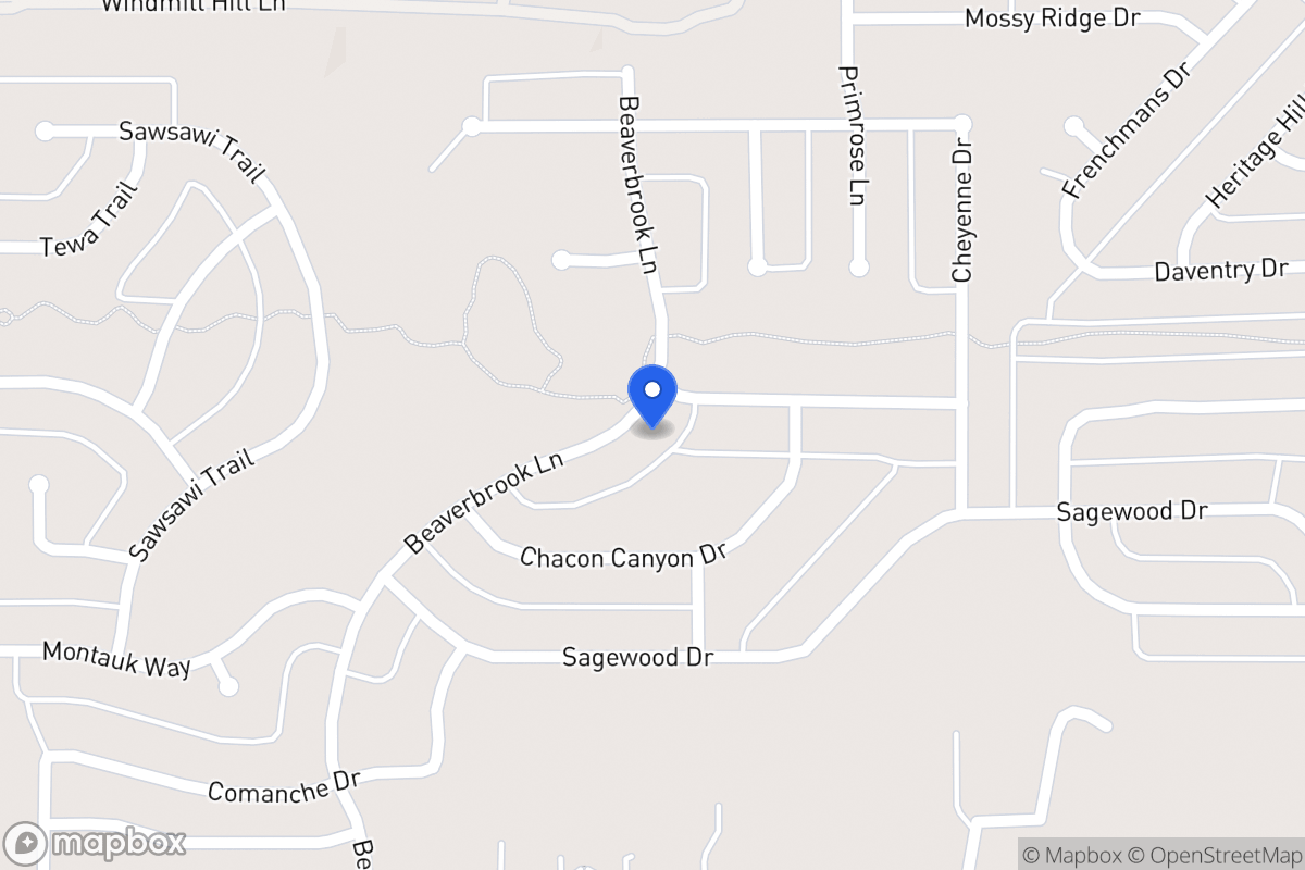 Map of 1150 Beaverbrook Ln