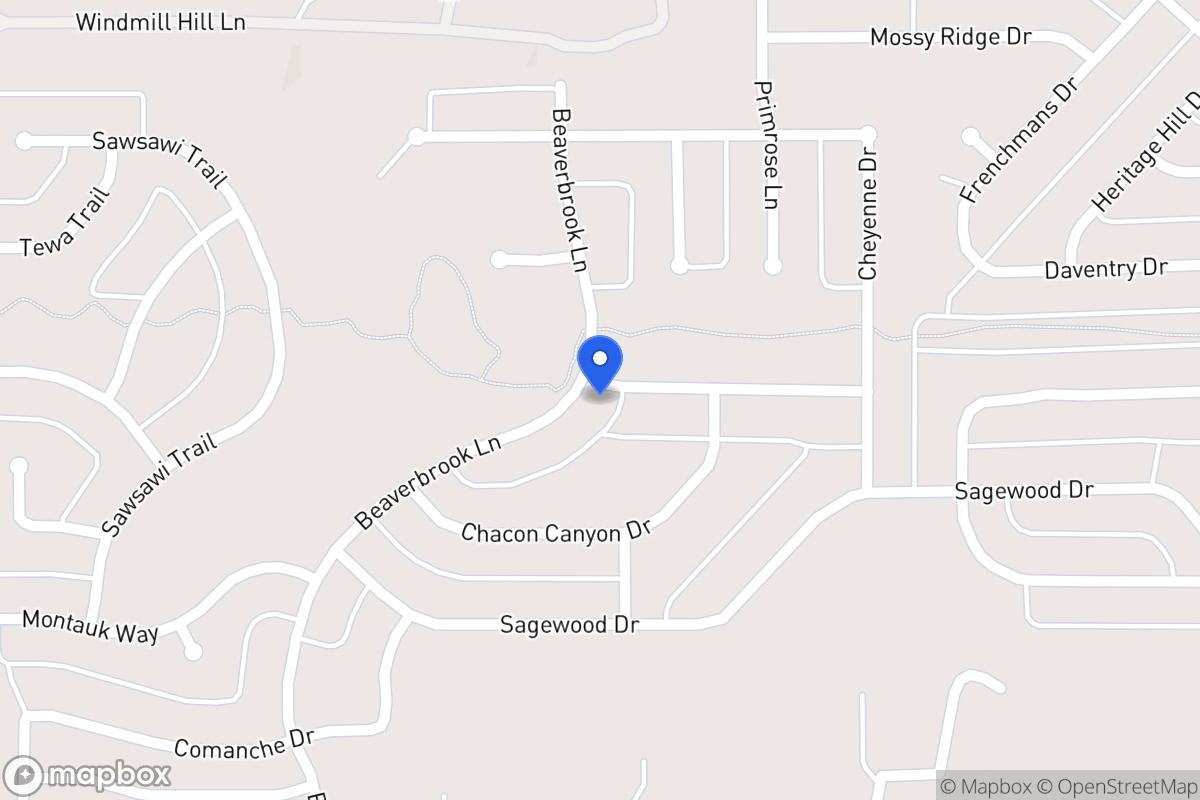 Map of 1154 Beaverbrook Ln