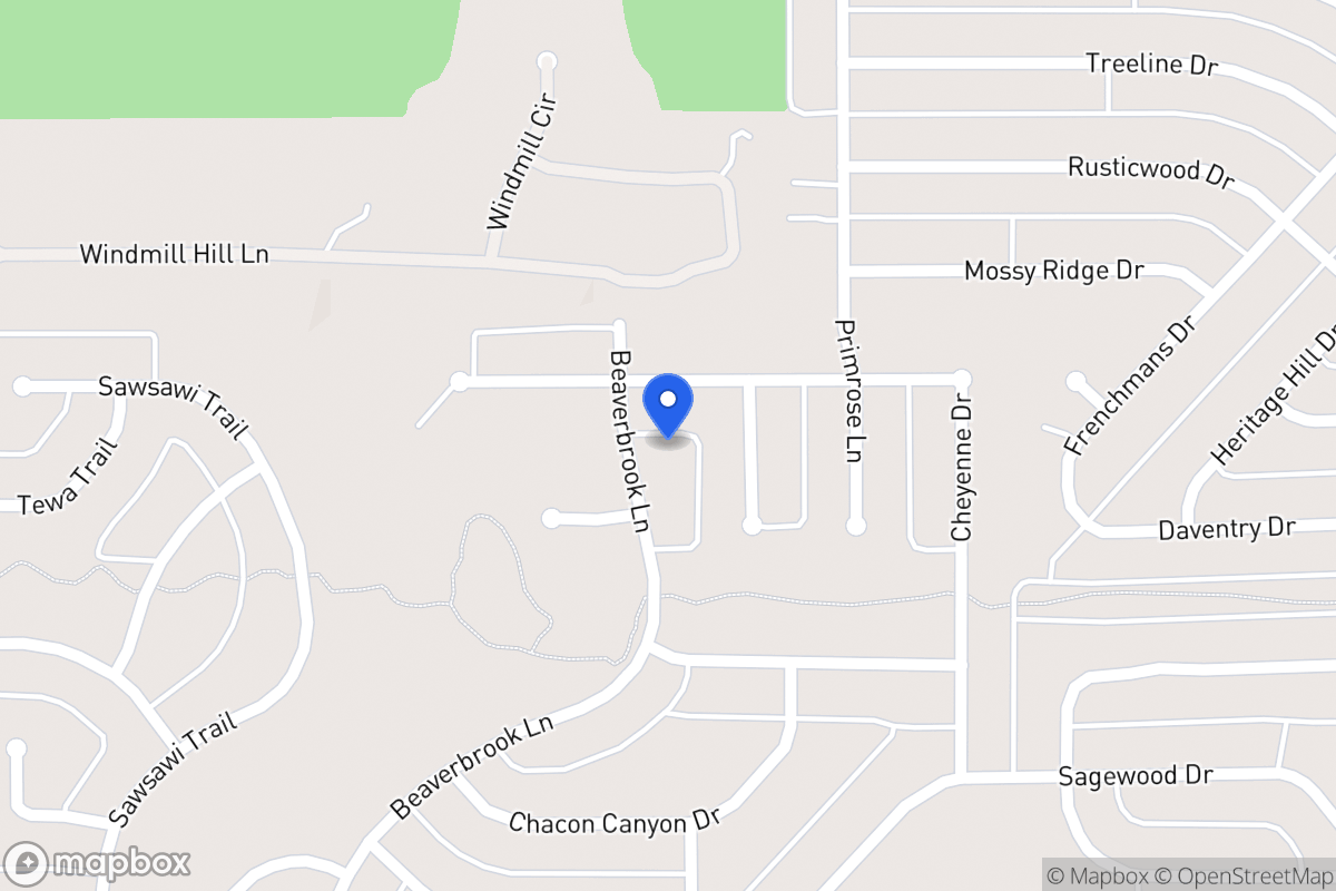 Map of 1220 Beaverbrook Ln