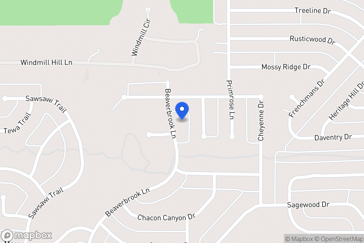 Map of 1216 Beaverbrook Ln