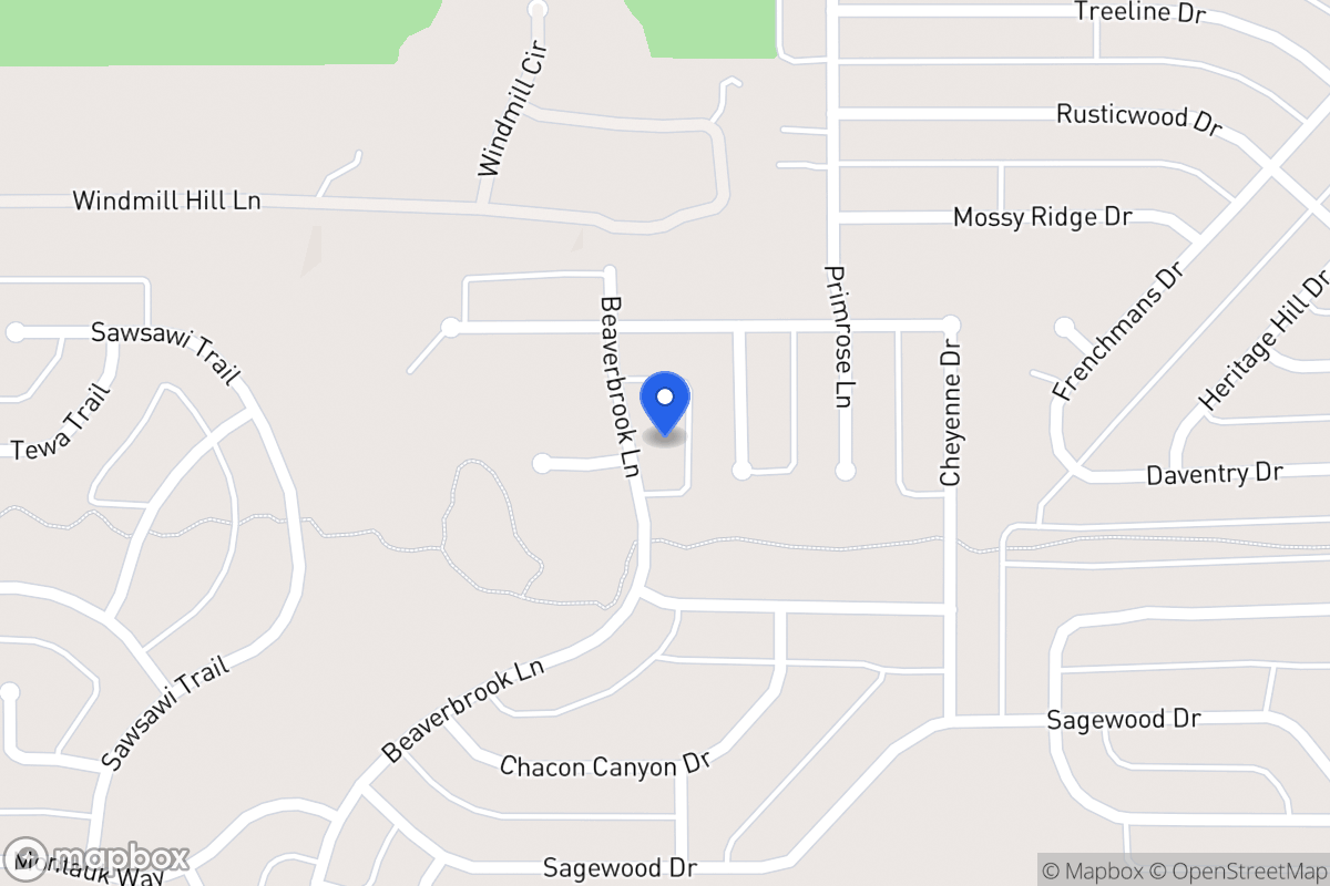 Map of 1212 Beaverbrook Ln