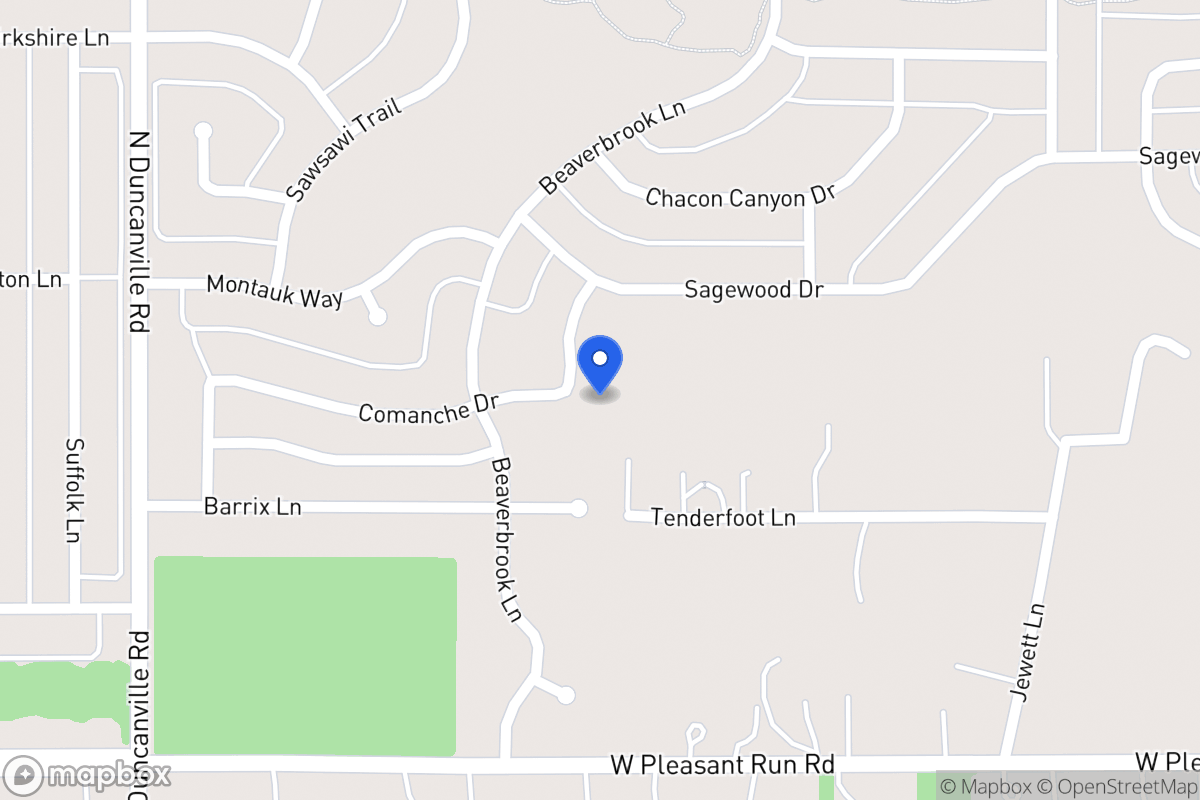 Map of 1026 Navajo Trl