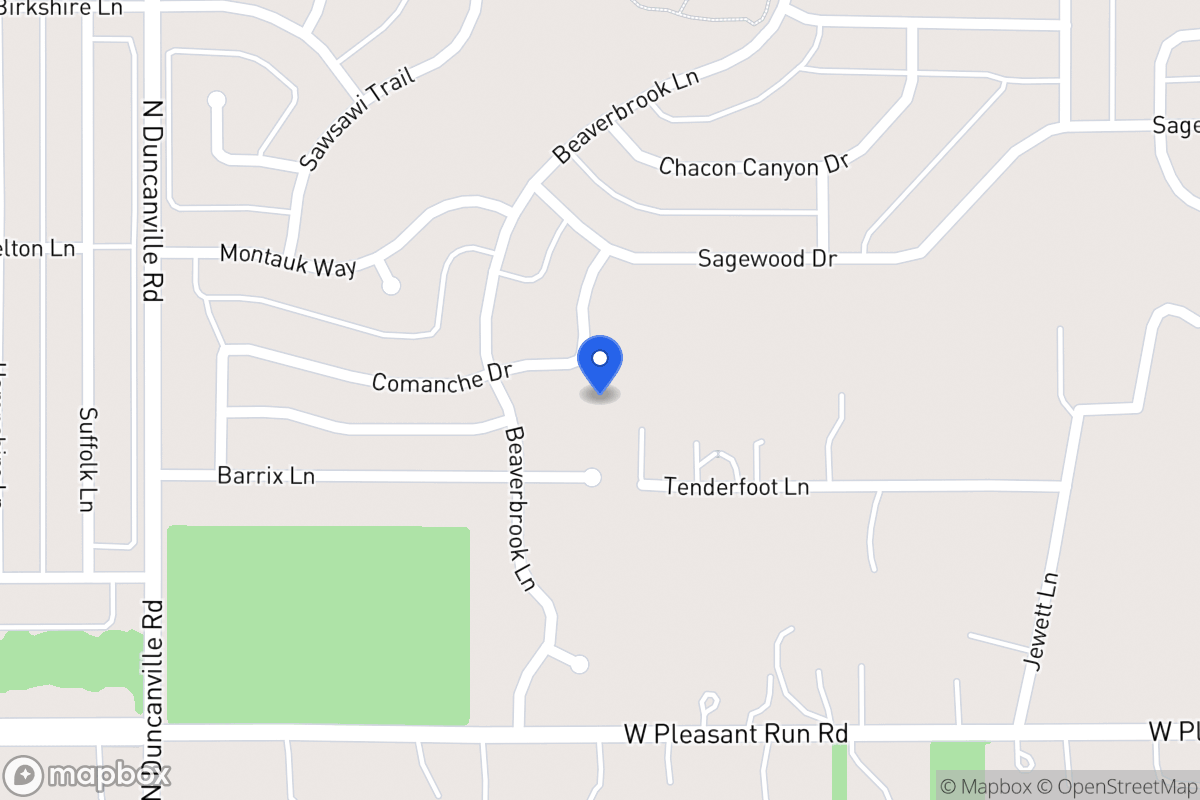 Map of 1948 Comanche Dr