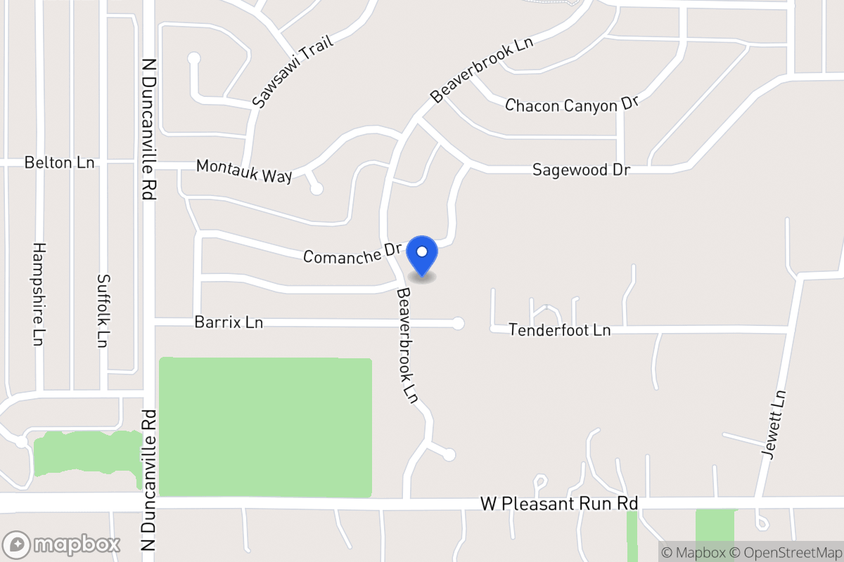 Map of 1014 Beaverbrook Ln
