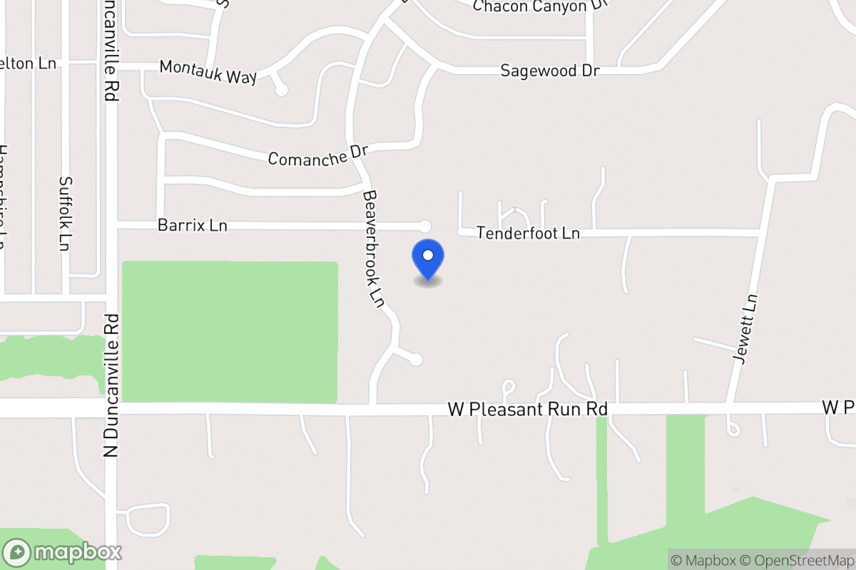 Map of 1000 Beaverbrook Ln