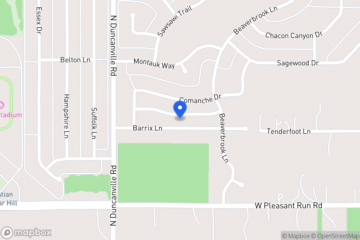 Map of 1929 Barrix Ln