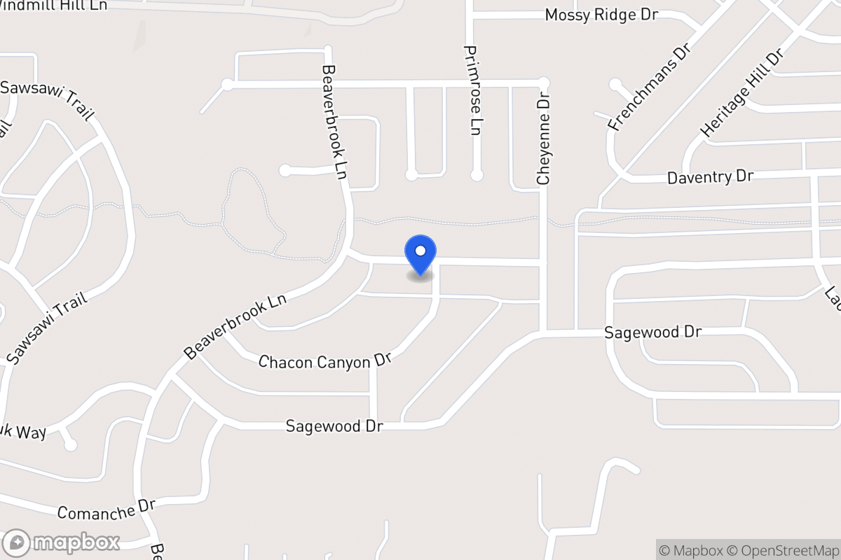 Map of 1616 Strayhorn Dr