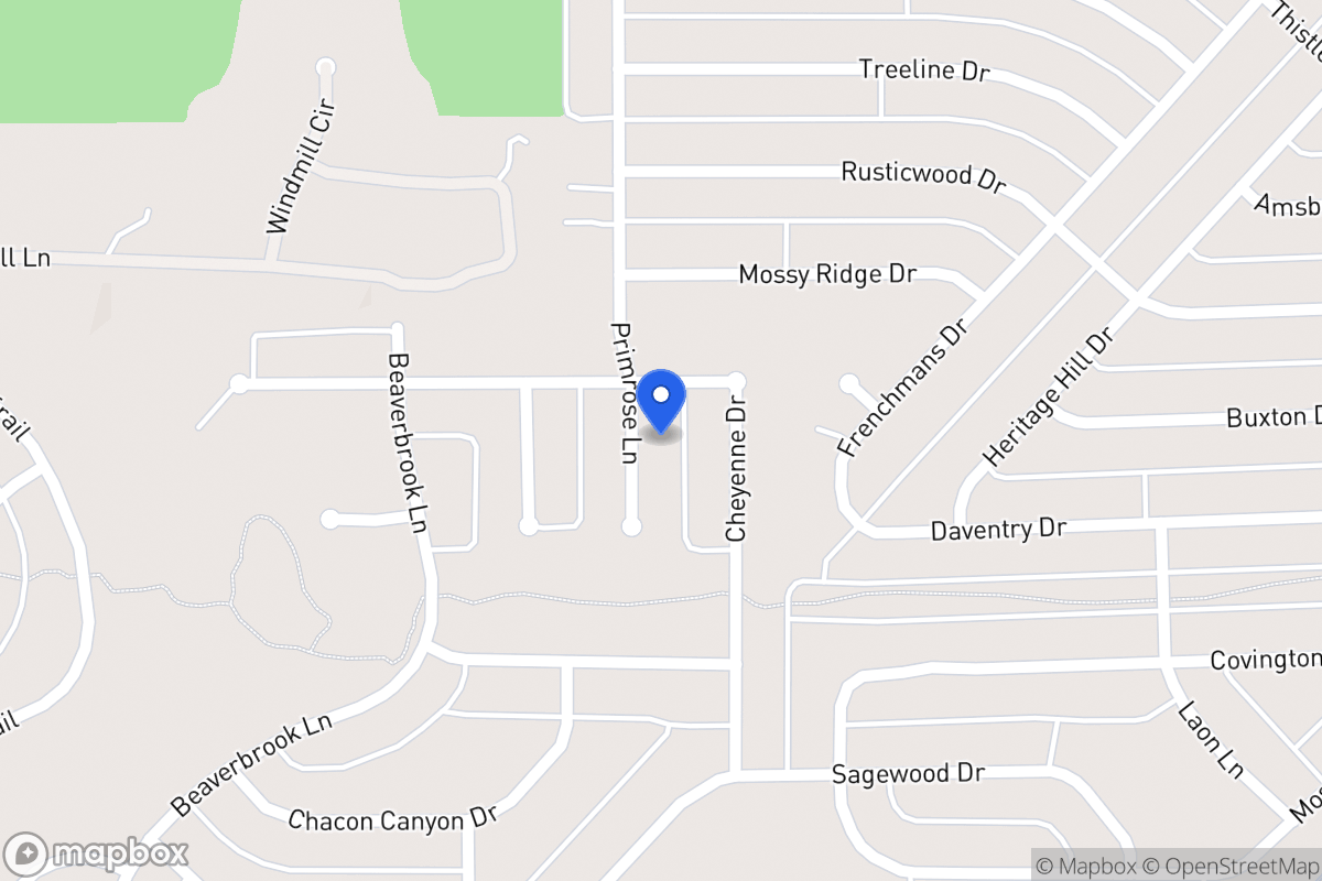 Map of 1216 Primrose Ct