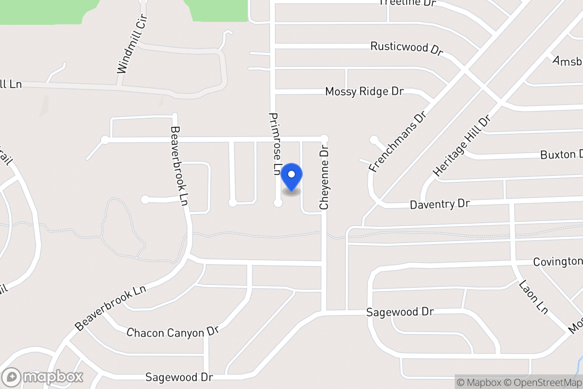 Map of 1208 Primrose Ct