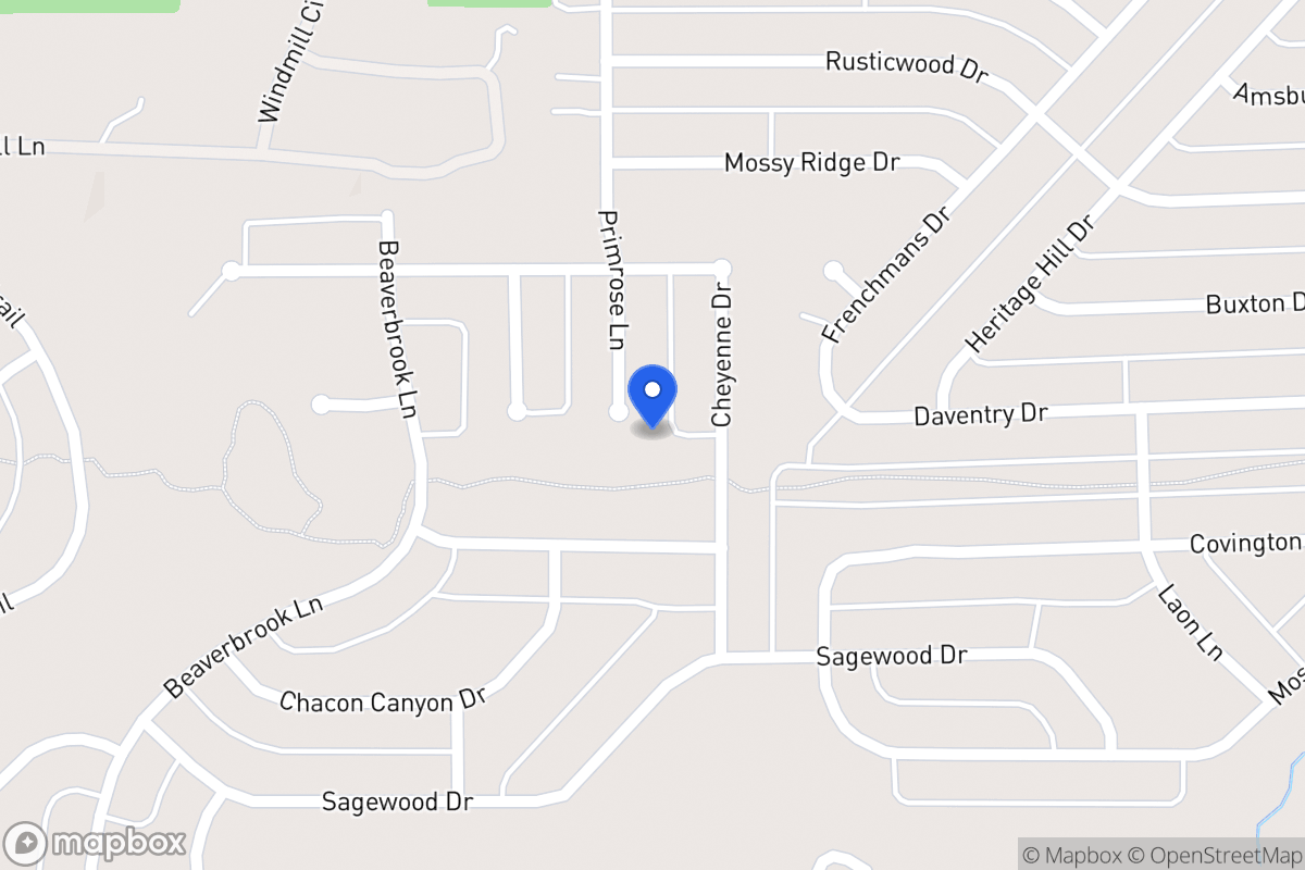 Map of 1204 Primrose Ct