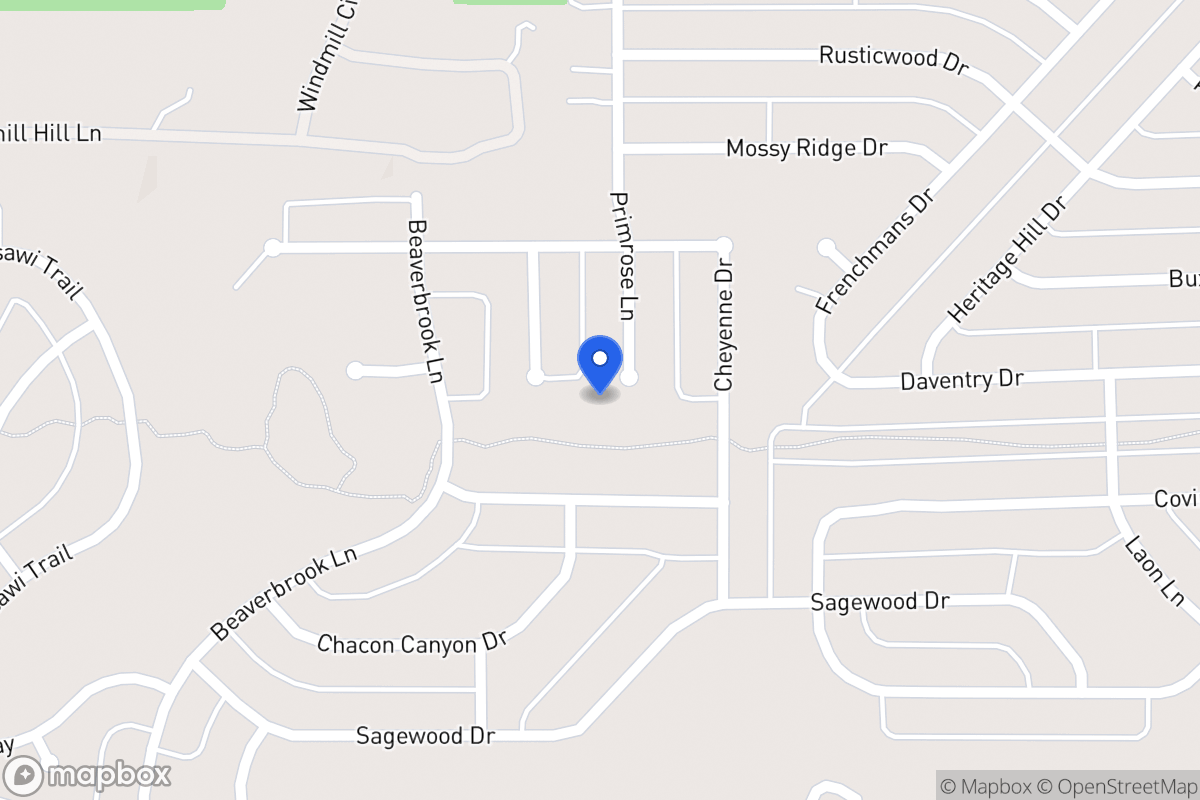 Map of 1205 Primrose Ct