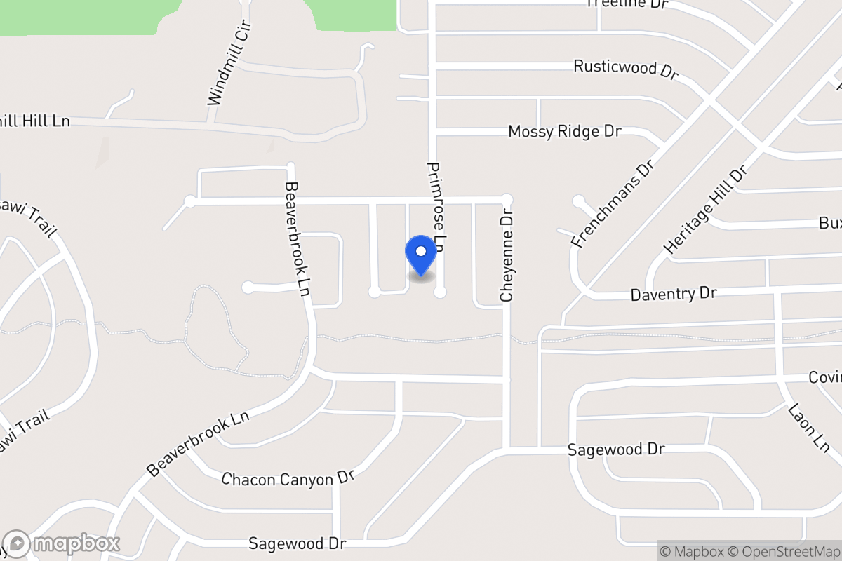 Map of 1209 Primrose Ct