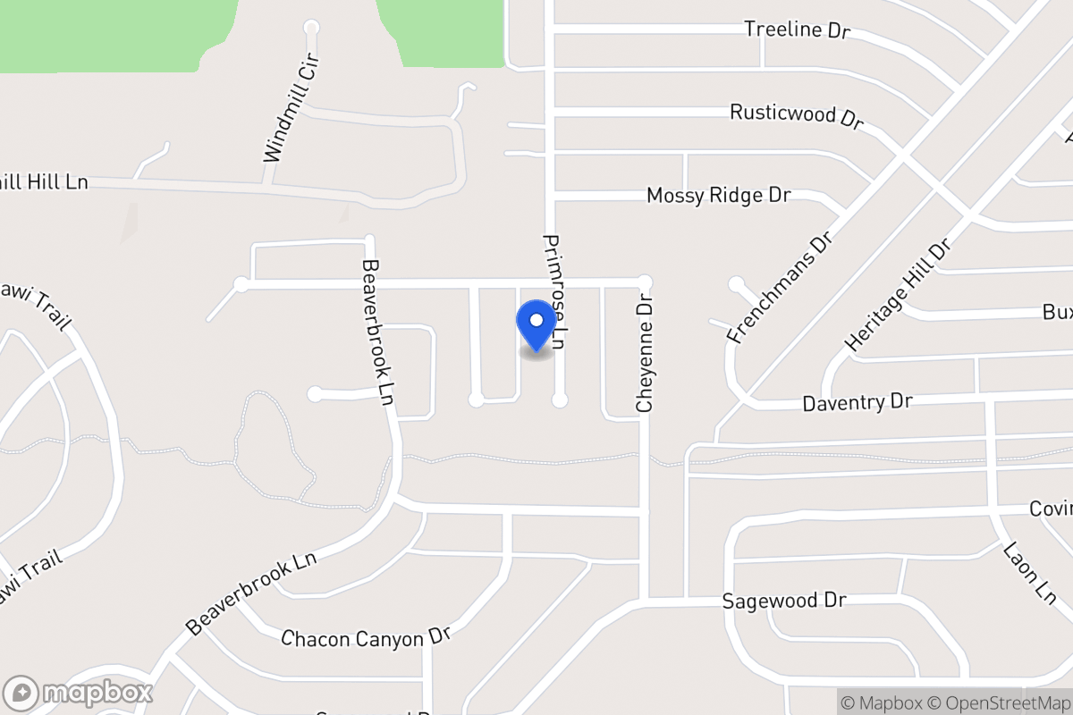 Map of 1213 Primrose Ct