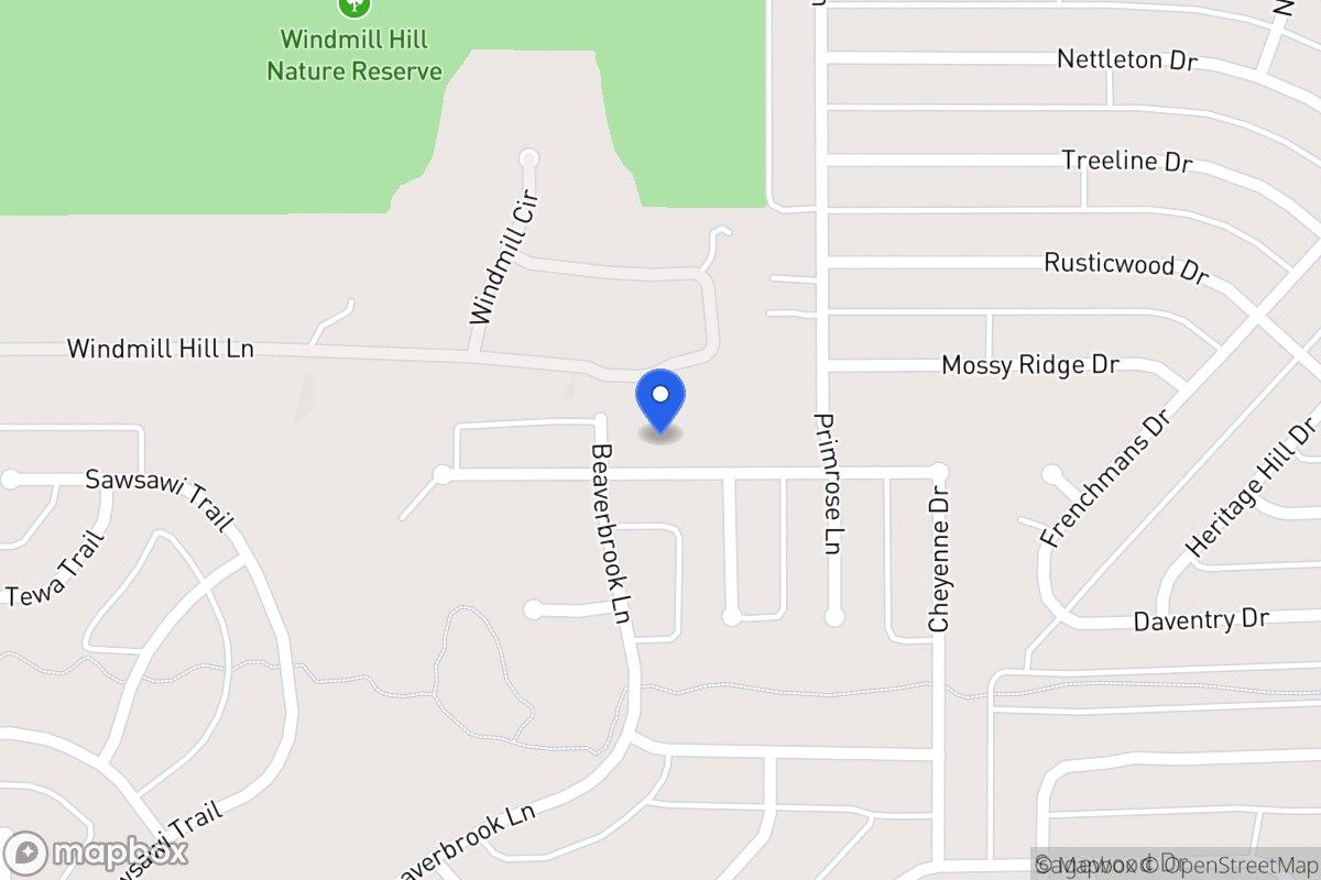 Map of 1633 Turtle Point Dr