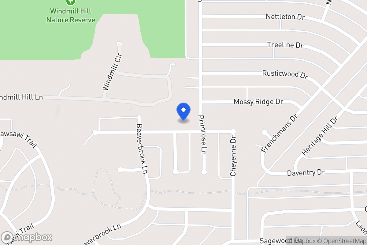 Map of 1621 Turtle Point Dr