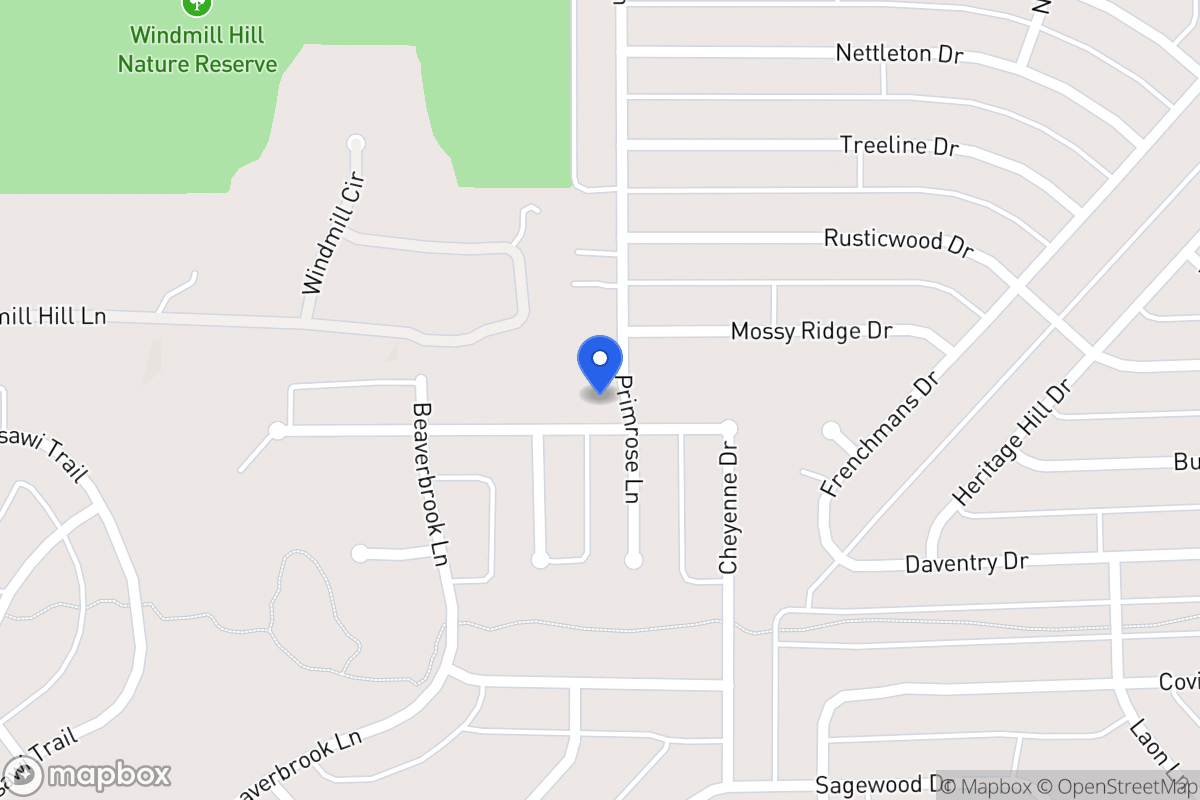Map of 1617 Turtle Point Dr