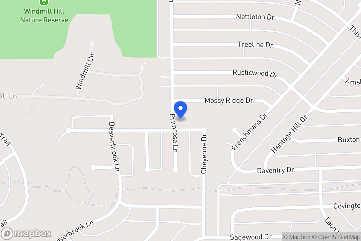 Map of 1613 Turtle Point Dr