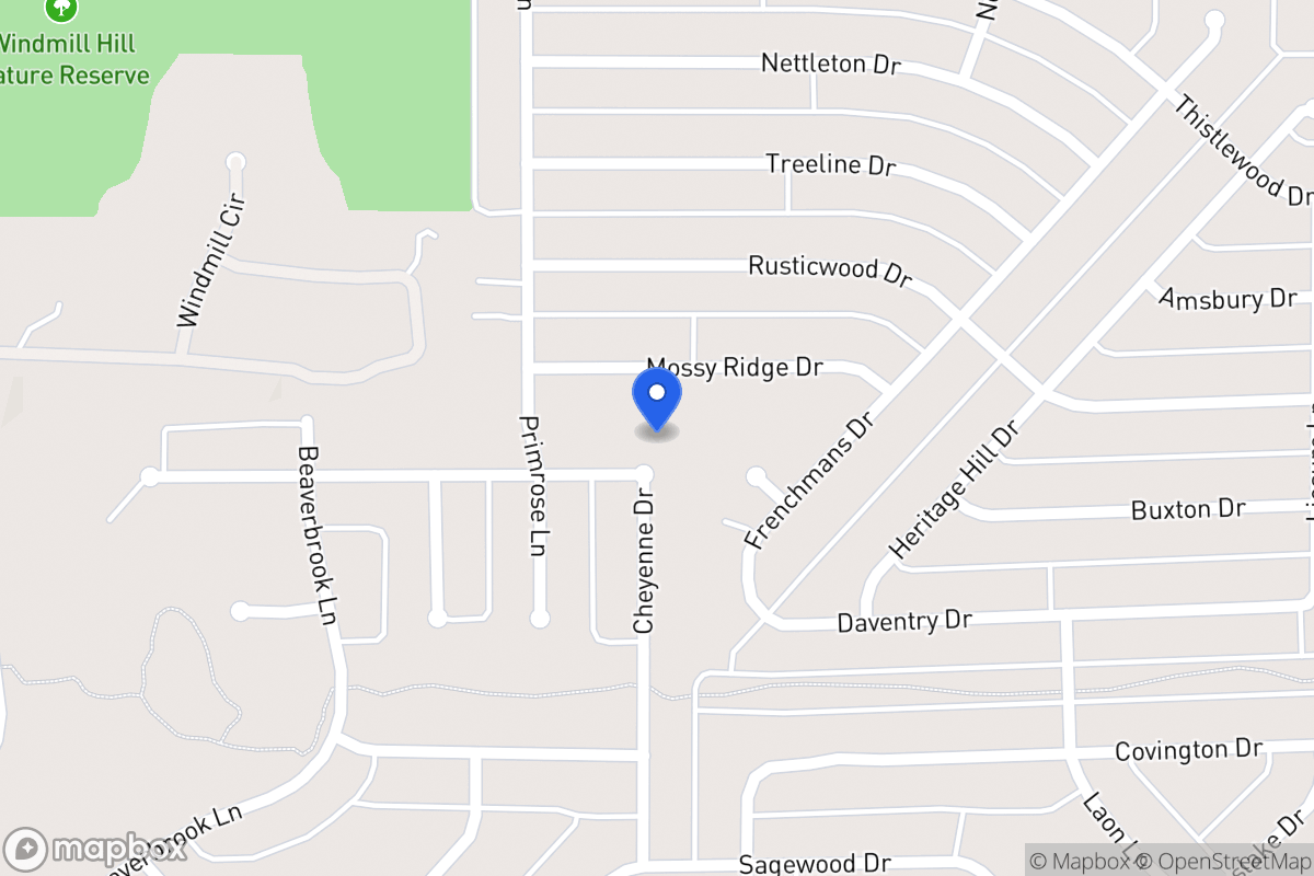 Map of 1601 Turtle Point Dr