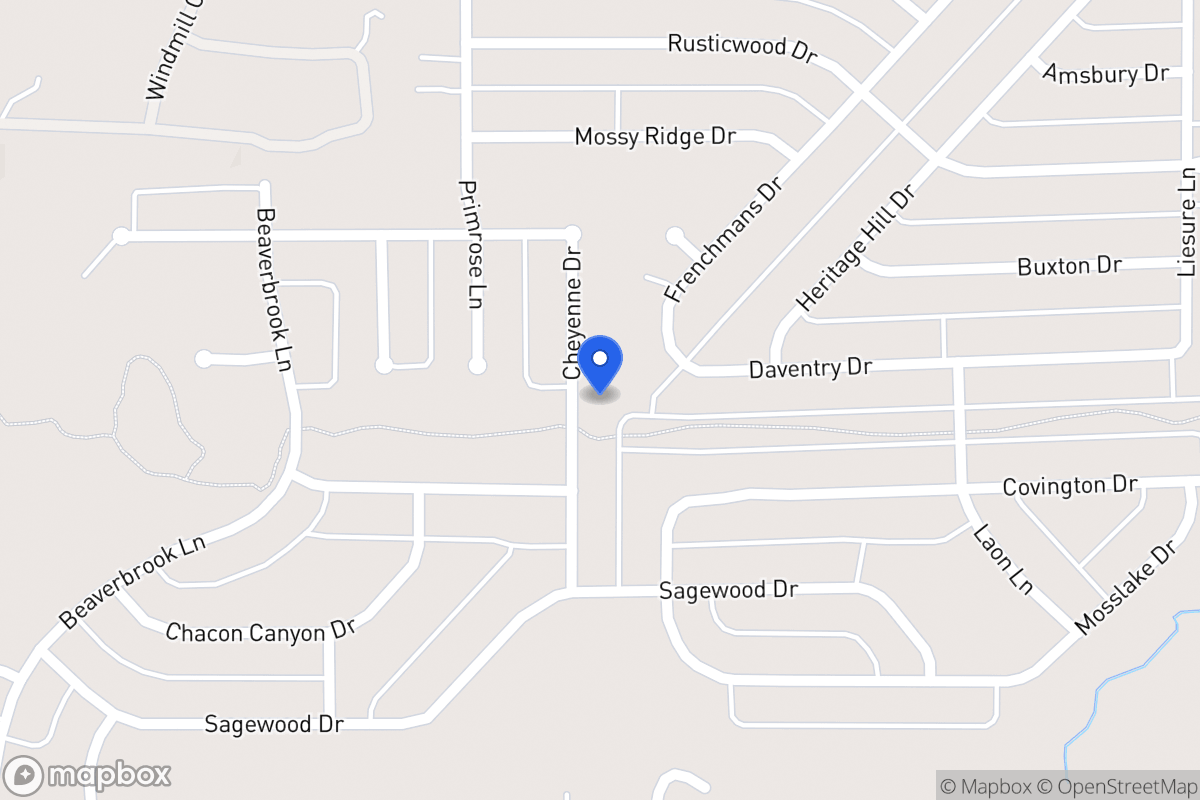 Map of 1200 Cheyenne Dr