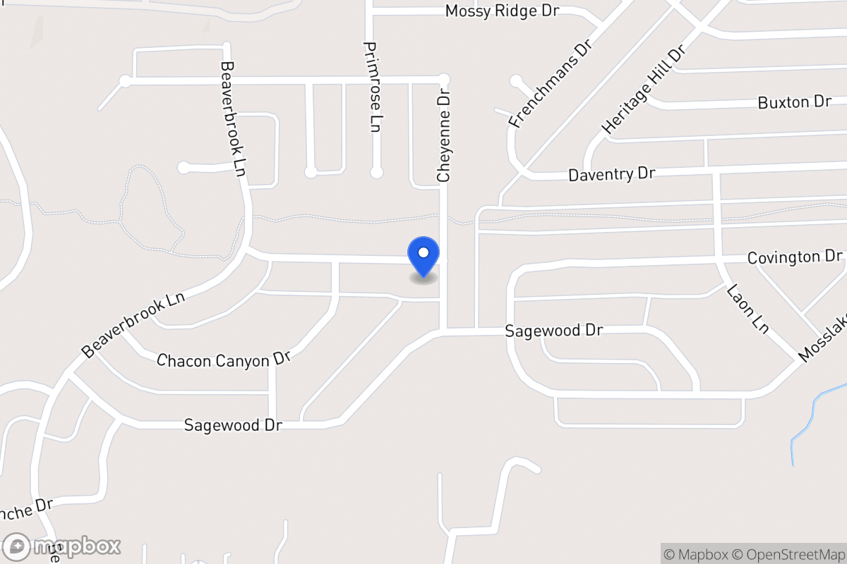 Map of 1600 Strayhorn Dr