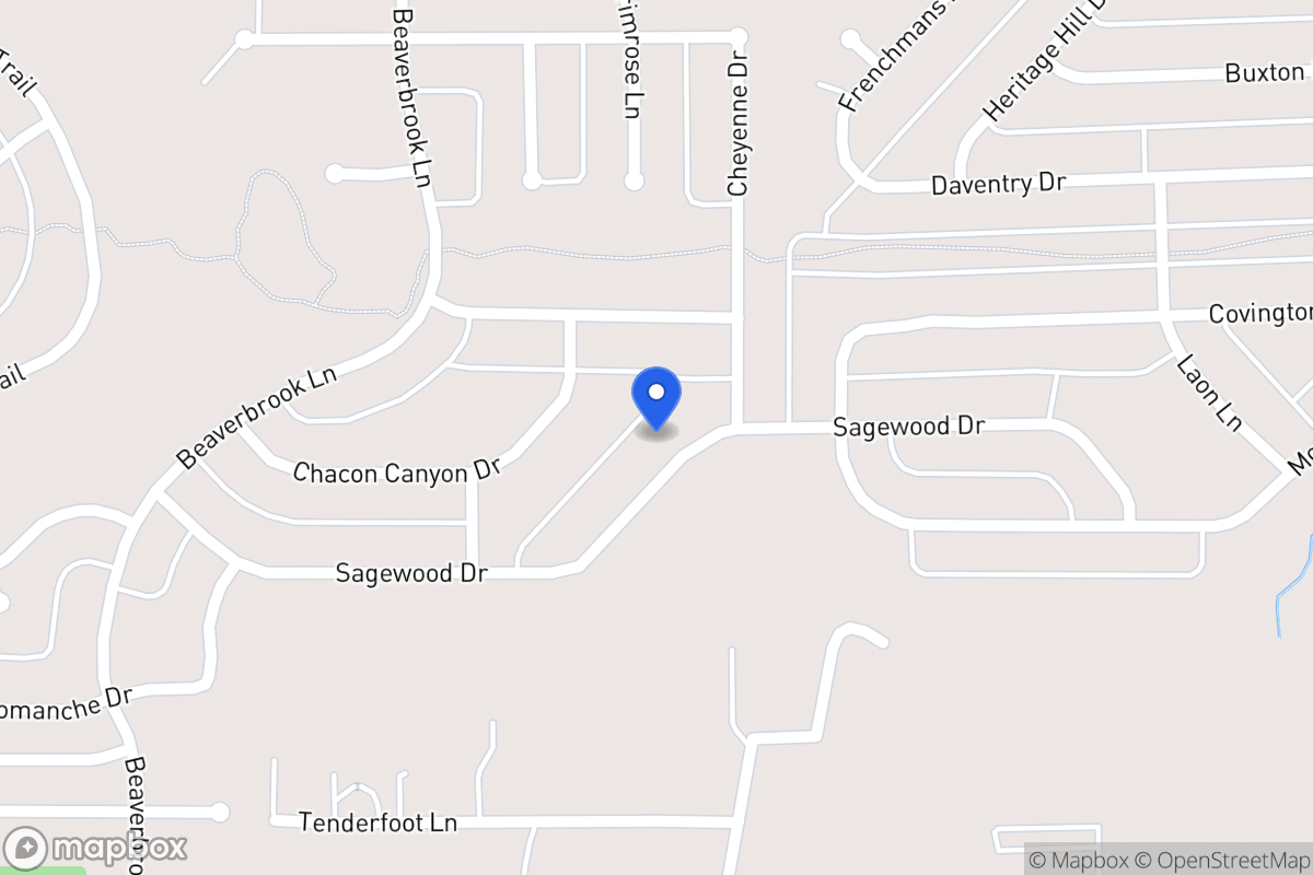 Map of 1609 Sagewood Dr