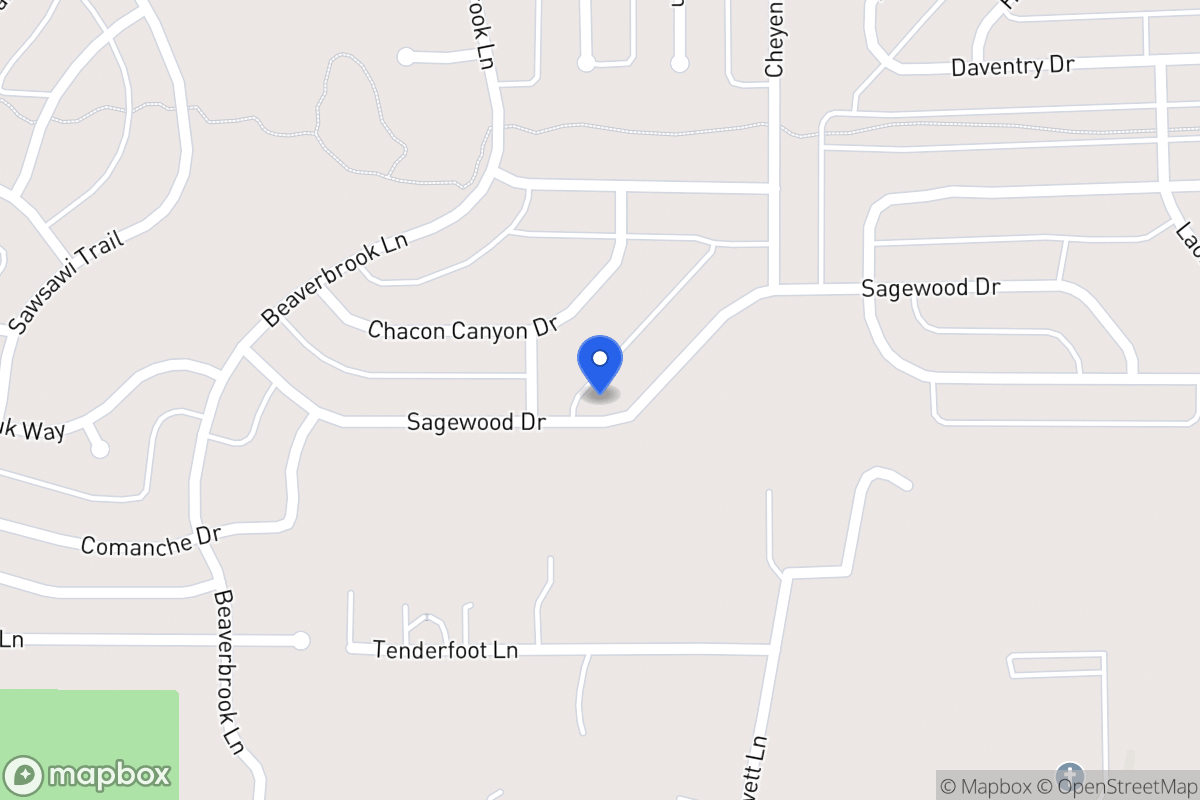 Map of 1629 Sagewood Dr