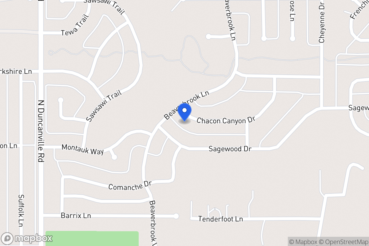 Map of 1728 Chacon Canyon Dr