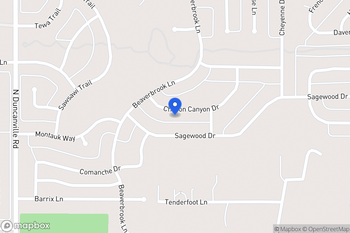 Map of 1716 Chacon Canyon Dr