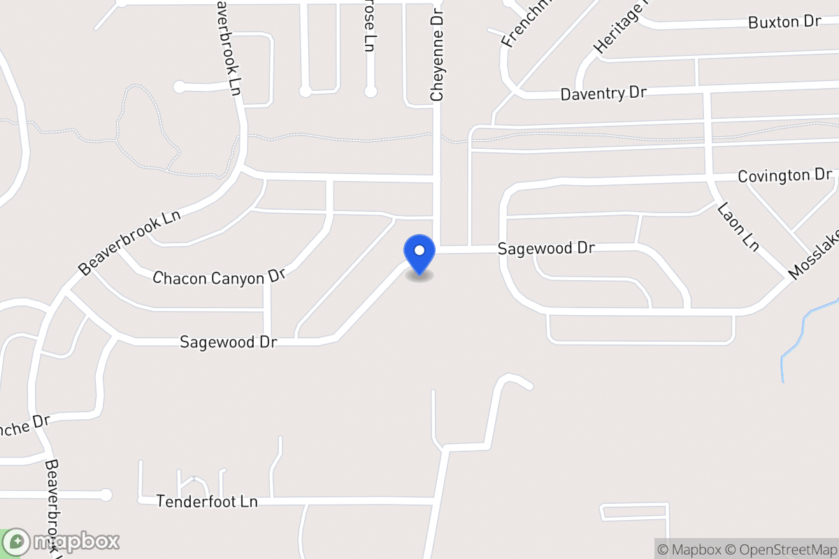 Map of 1600 Sagewood Dr
