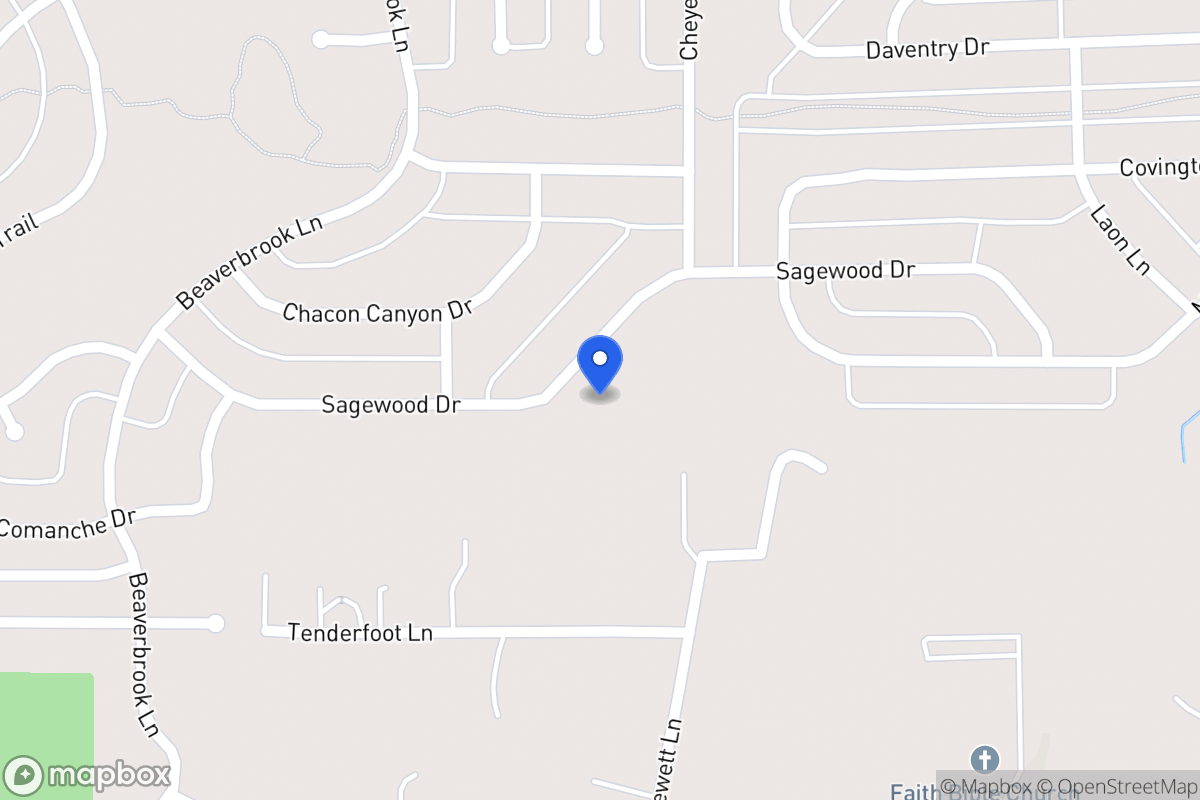Map of 1612 Sagewood Dr