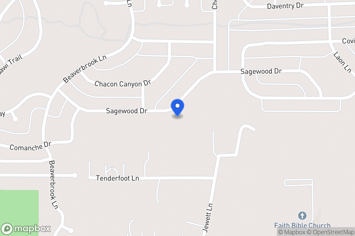 Map of 1616 Sagewood Dr