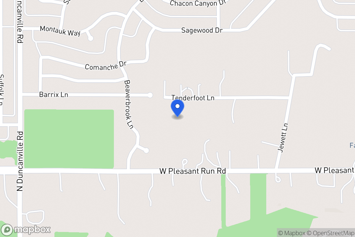 Map of 1730 Tenderfoot Ln
