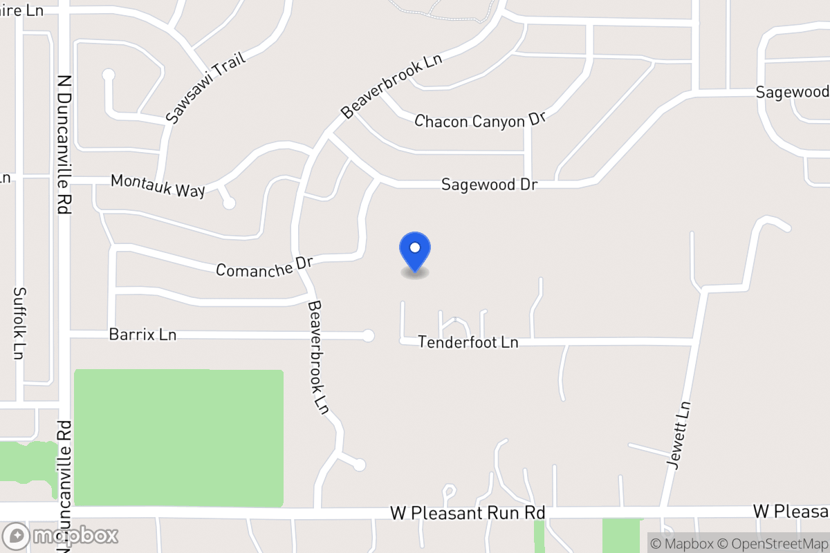 Map of 1733 Tenderfoot Ln