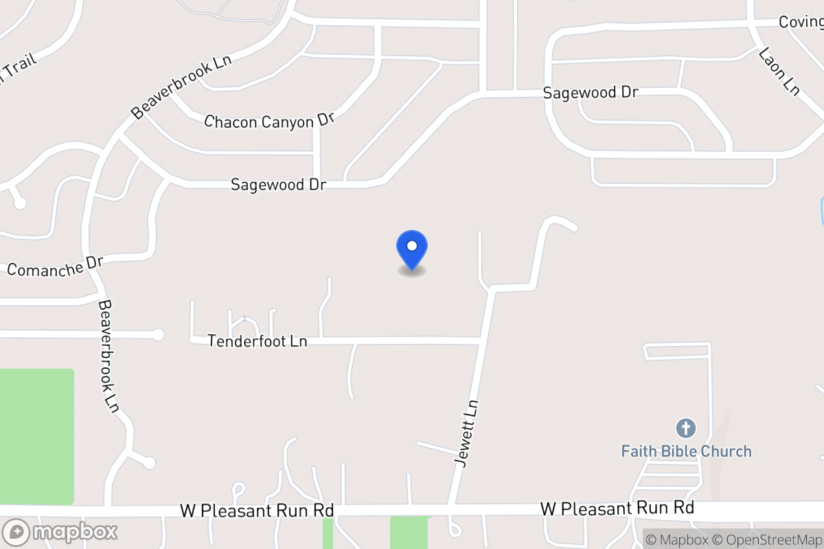 Map of 1609 Tenderfoot Ln