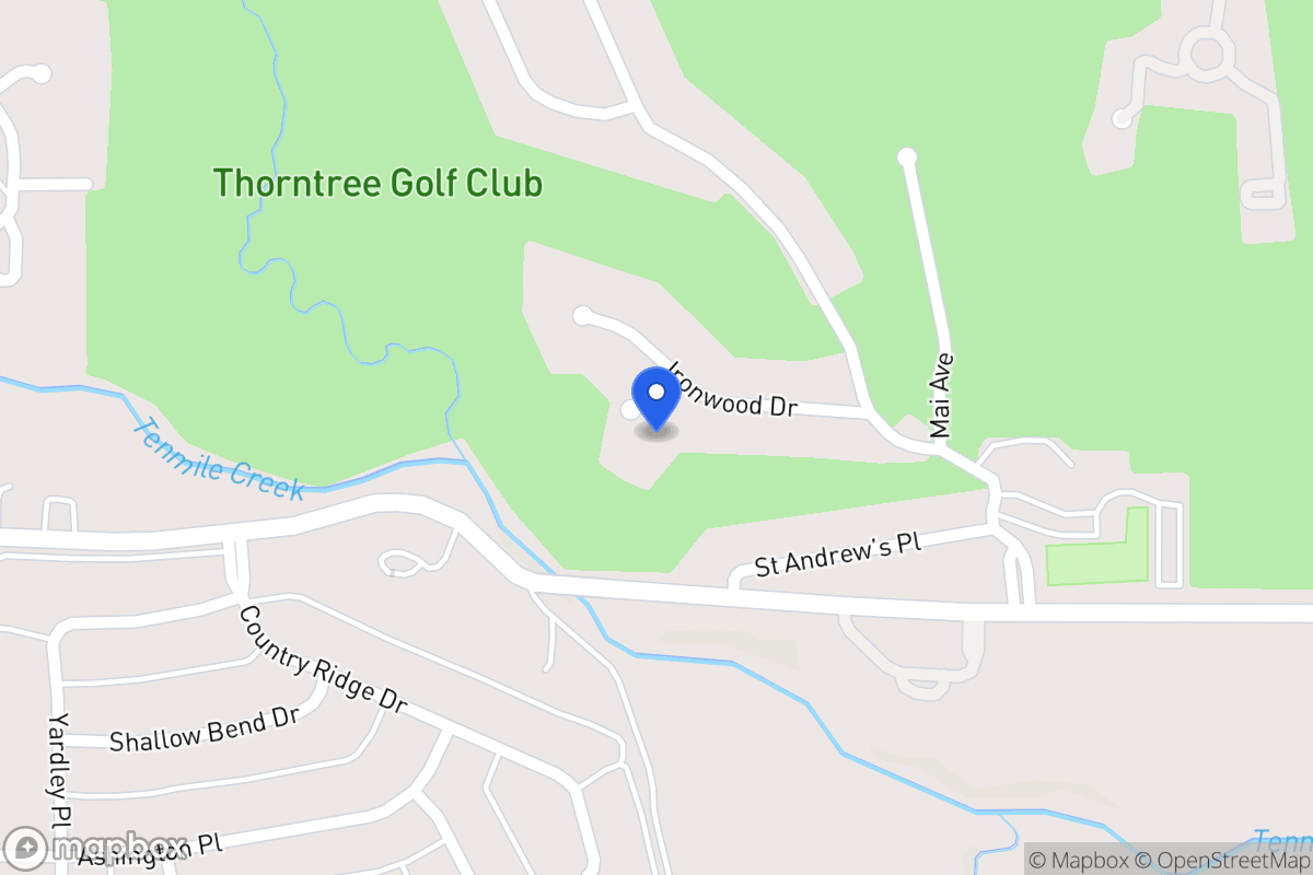 Map of 920 Ironwood Ct