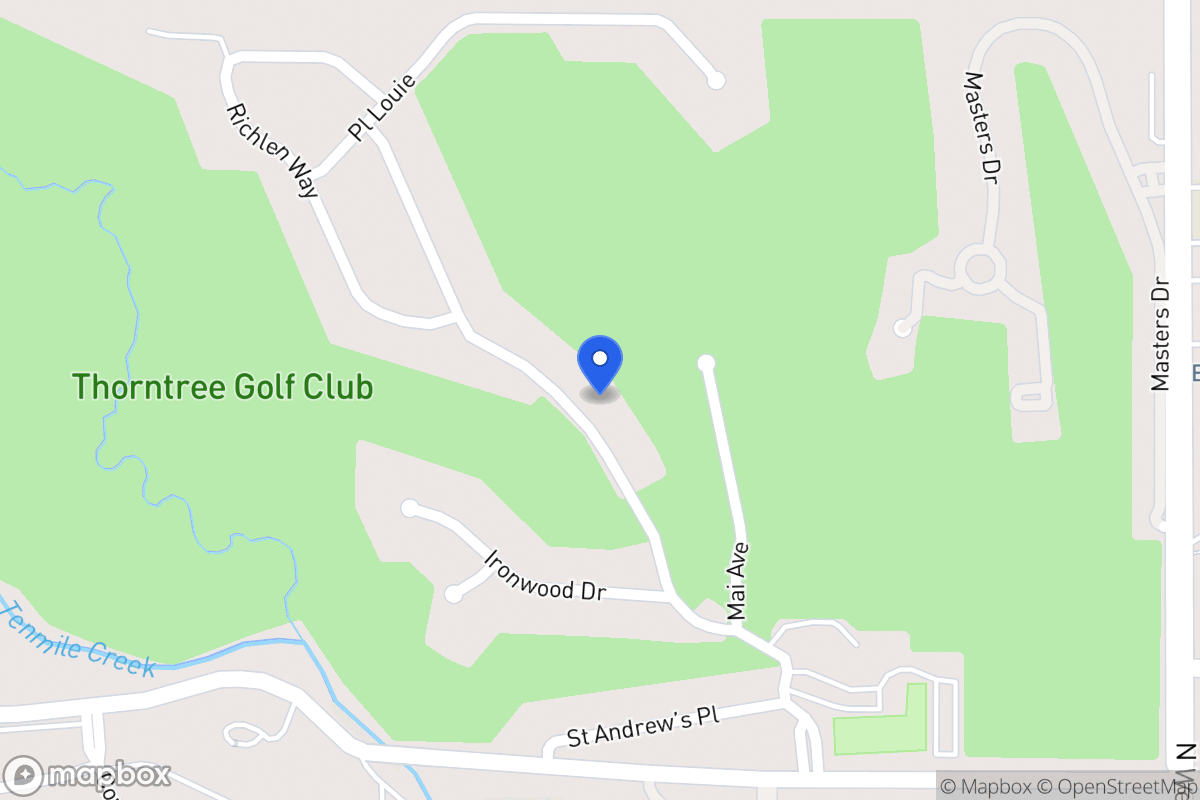 Map of 1608 Thorntree Dr