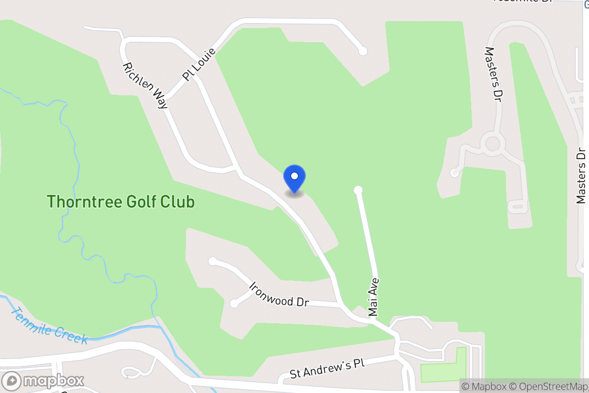 Map of 1612 Thorntree Dr