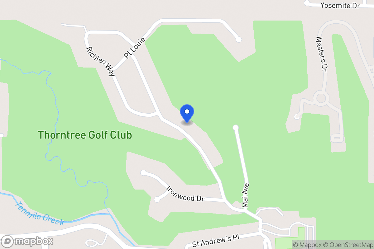 Map of 1616 Thorntree Dr