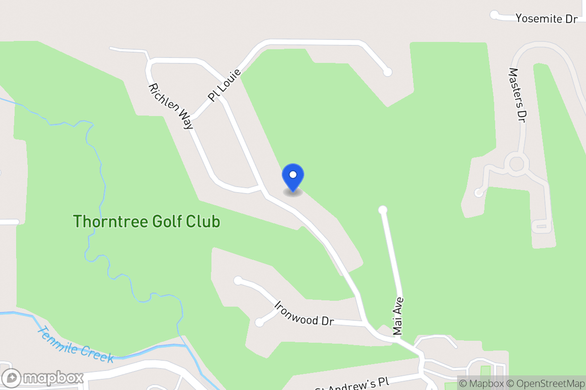Map of 1620 Thorntree Dr
