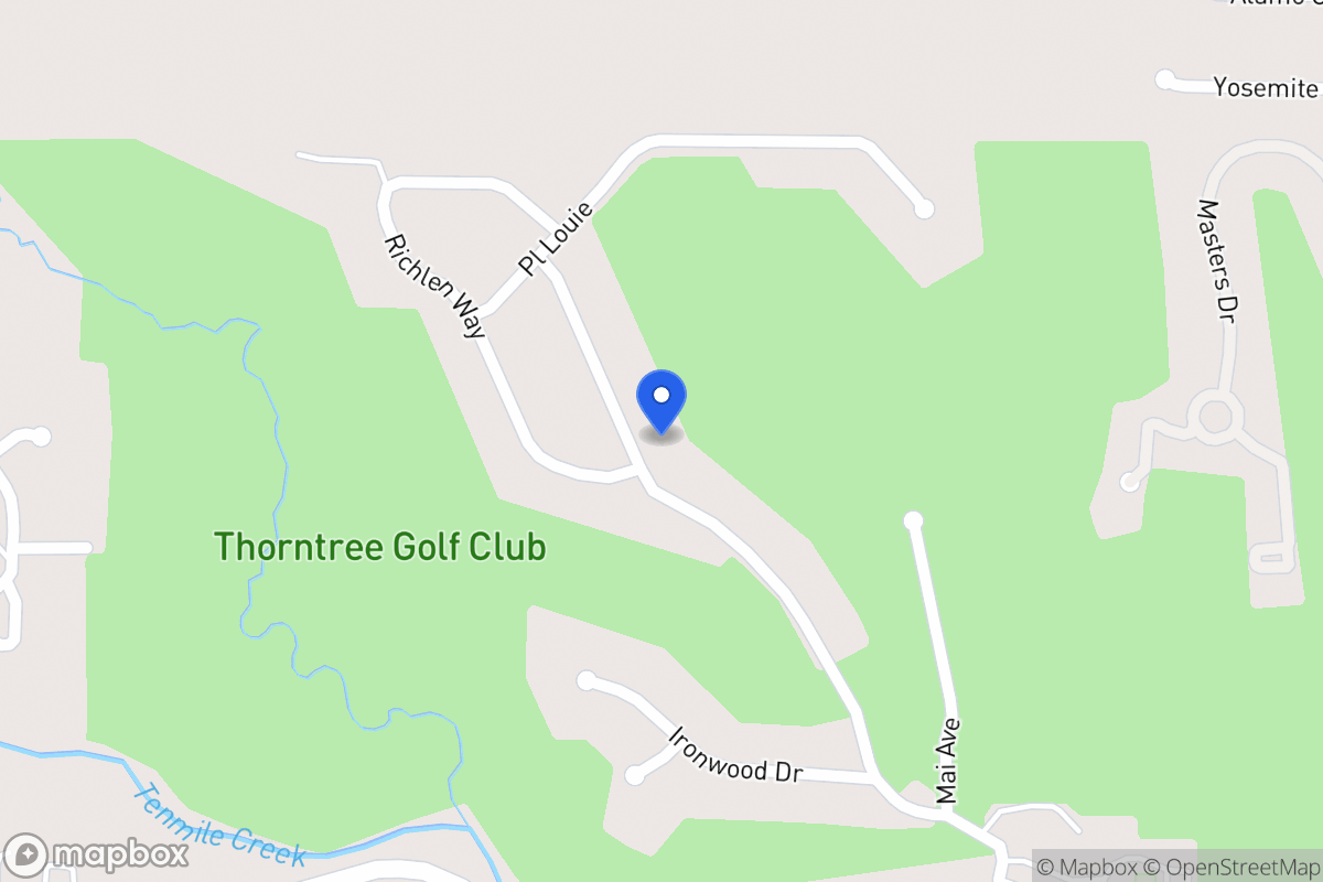 Map of 1700 Thorntree Dr