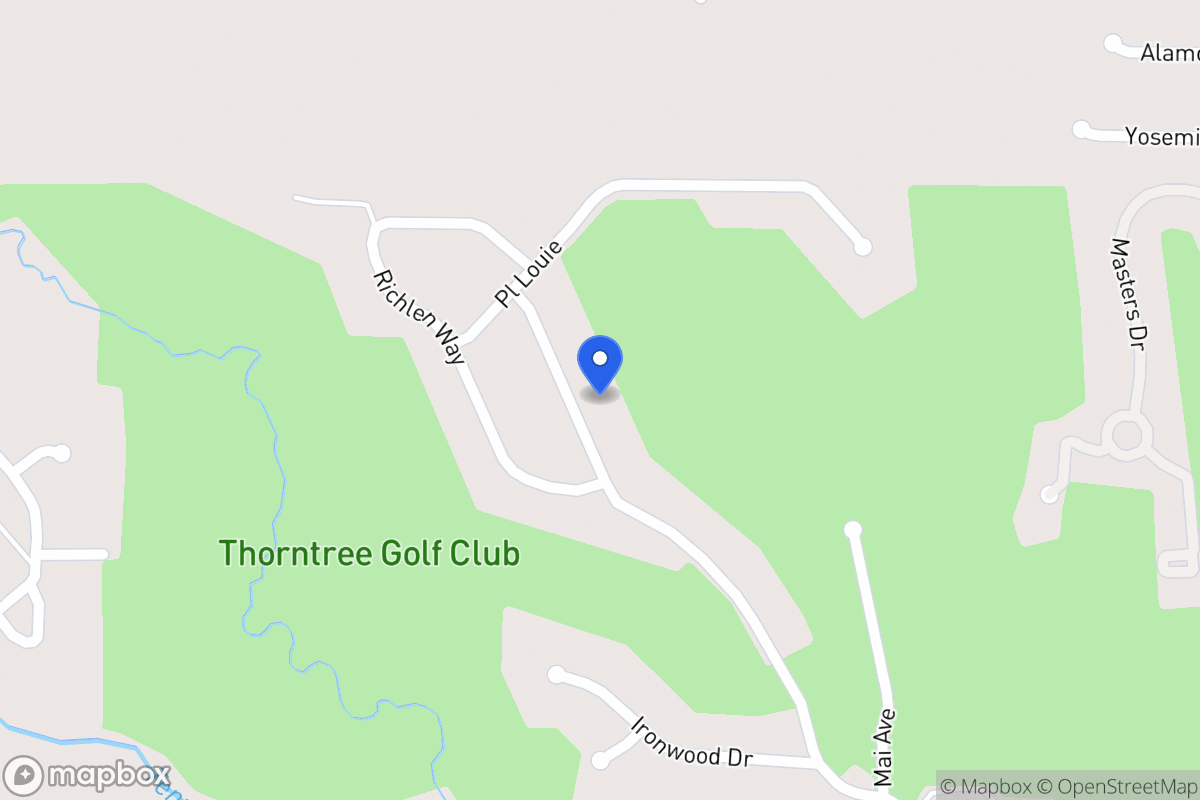 Map of 1708 Thorntree Dr