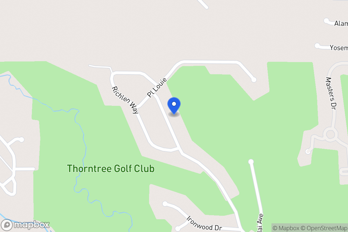 Map of 1712 Thorntree Dr