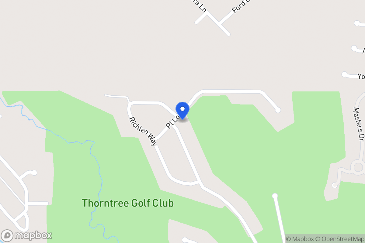 Map of 1724 Thorntree Dr