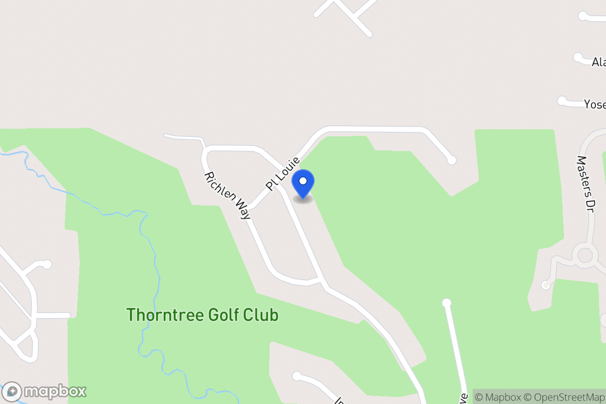 Map of 1716 Thorntree Dr