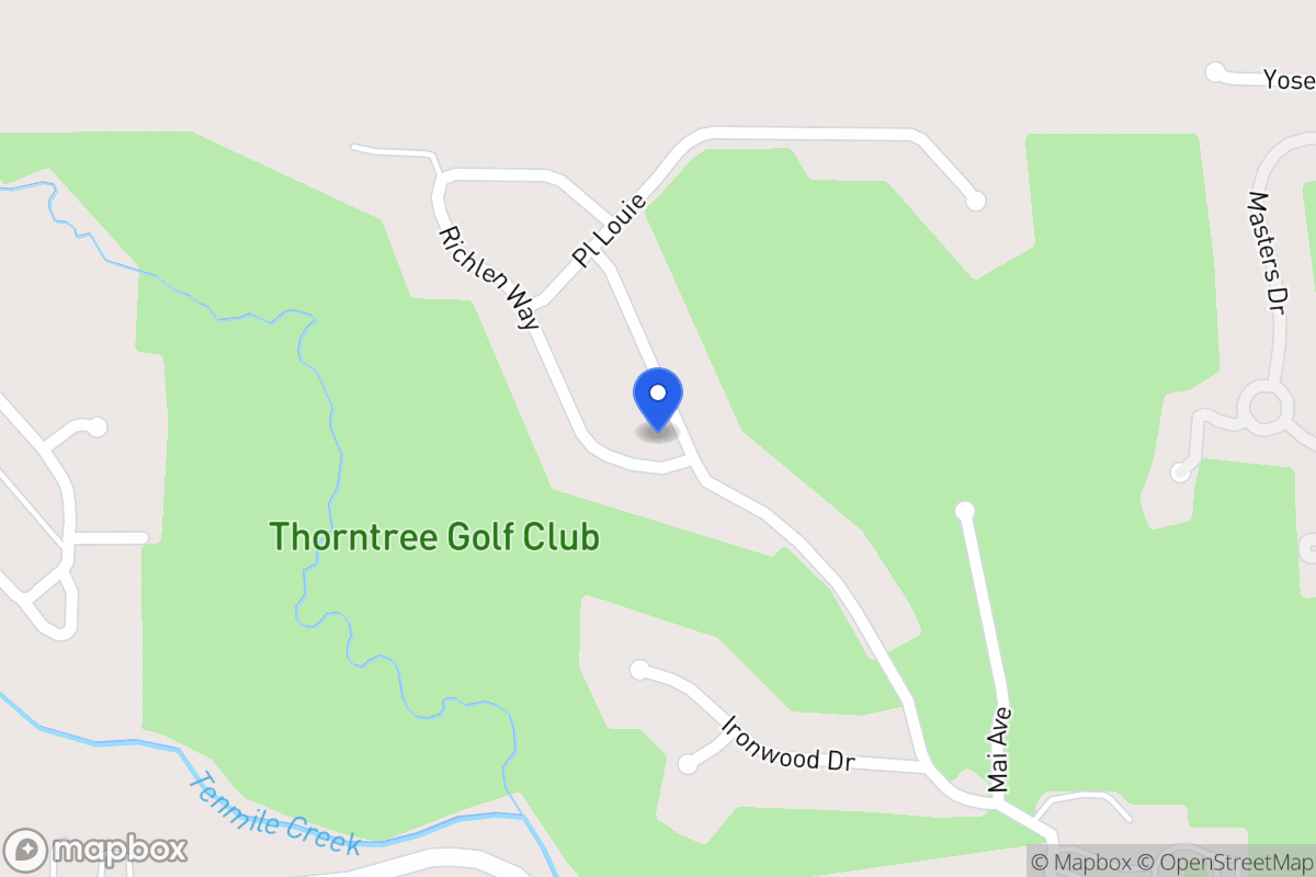 Map of 1701 Thorntree Dr