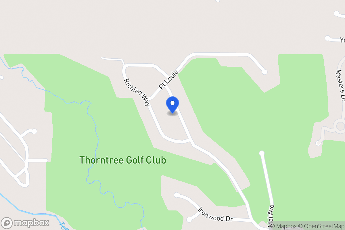 Map of 1711 Thorntree Dr