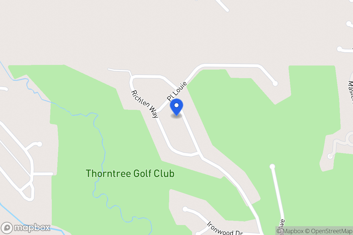 Map of 1719 Thorntree Dr
