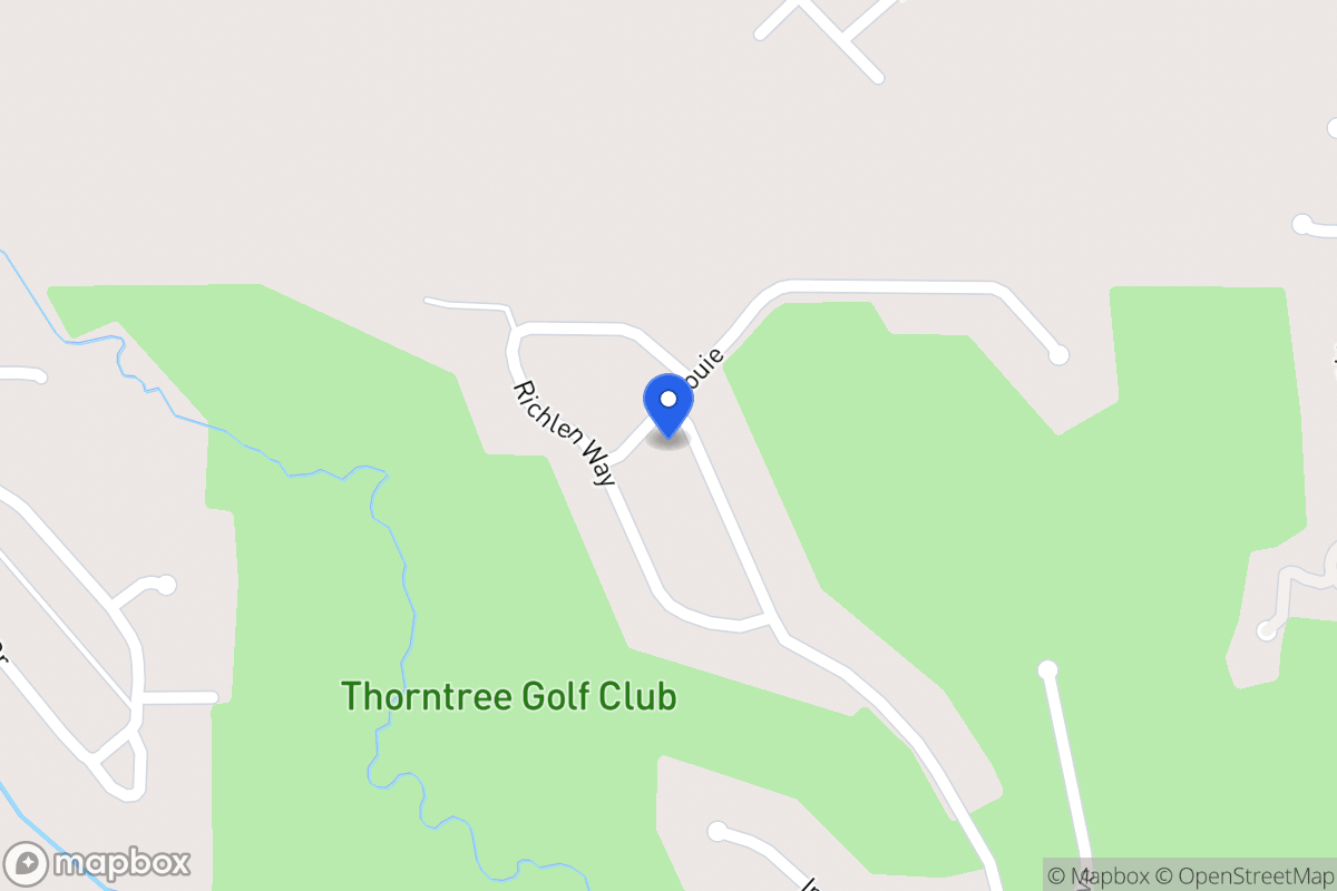 Map of 1725 Thorntree Dr